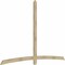 Ekena Millwork Bellingham Rough Sawn Timber Gable Bracket, Douglas Fir, 108"W x 72"H x 2"D x 4"F, 16/12 Pitch GBW108X72X0204BEL00RDF - alternate 2